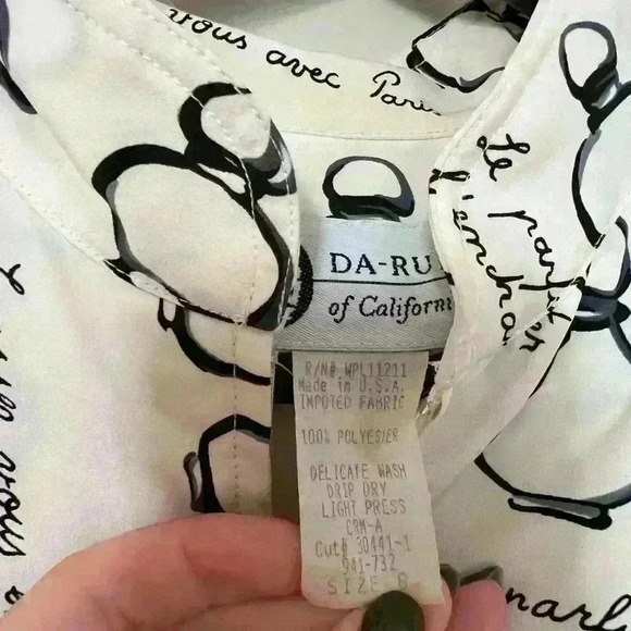 Vintage Da-Rue Parisian Couture Bomber Jacket - Picture 4 of 4